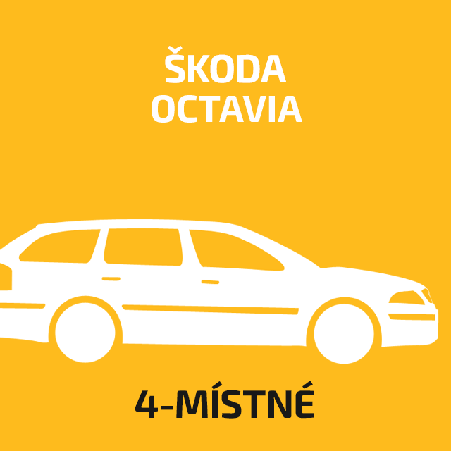 Škoda Octavia 2 (4-místné taxi)